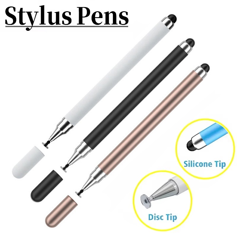 Drawing Tablet Pen Accessories - ปากกาสไตลัสอเนกประสงค์ 2-in-1 สำหรับ iPad และแท็บเล็ต Huawei