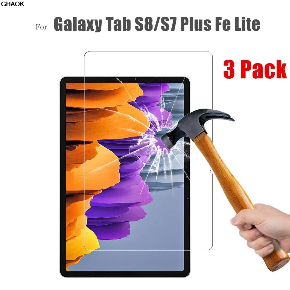 Samsung Tablet S9 Accessories - ฟิล์มกันรอยกระจก 3 ชิ้นสำหรับ Samsung Galaxy Tab