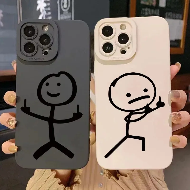 Apple Iphone 15 Pro Max - เคสโทรศัพท์ซิลิโคนลายการ์ตูนน่ารัก สำหรับ iPhone 16 11 12