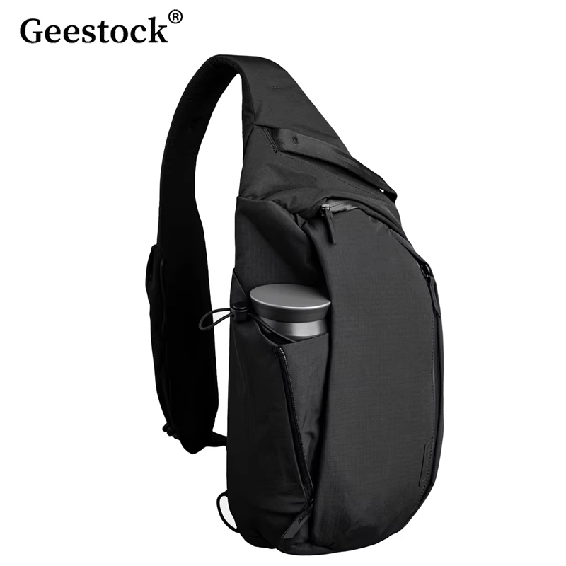 Tablet Accessories Bag - กระเป๋าคาดหน้าอกผู้ชายสำหรับเดินทางกลางแจ้งของกีสต็อคกระเป๋าสะพายไหล่ผู้ชายกันน้ำอเนกประสงค์กระเป๋าสะพายข้างเหมาะสำหรับกระเป๋าแท็บเล็ตขนาด 11 นิ้ว