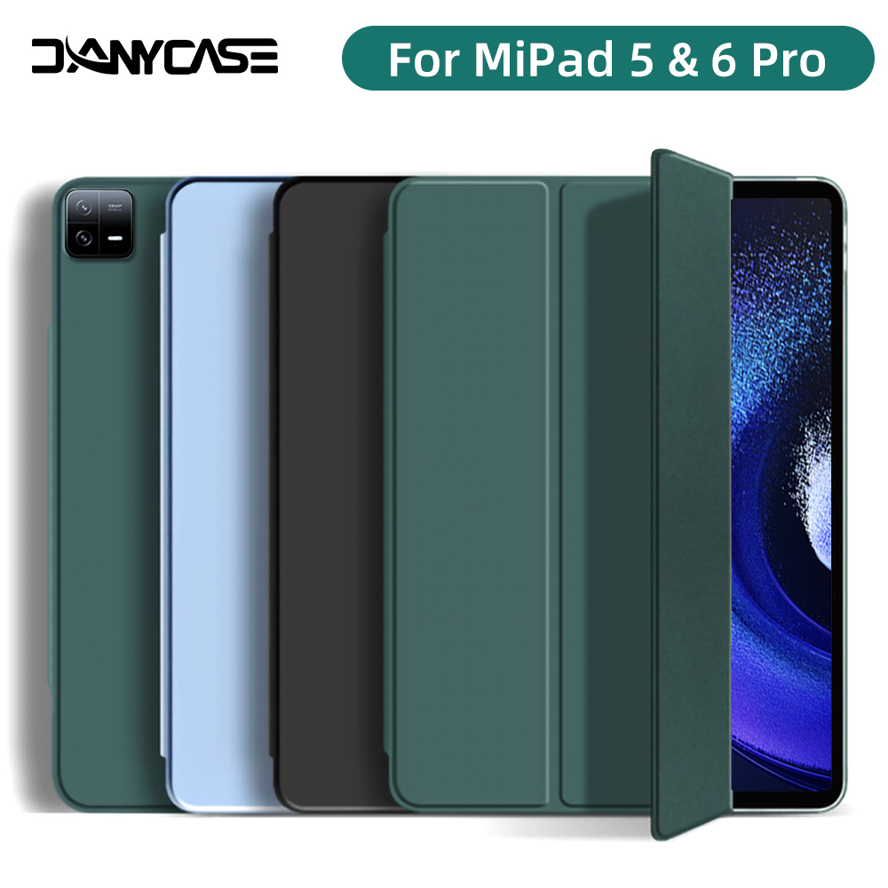 Mi Tablet Accessories - เคสแท็บเล็ตสำหรับ Mi Pad 5/6 รองรับการชาร์จแบบแม่เหล็ก ปลุกอัตโนมัติ