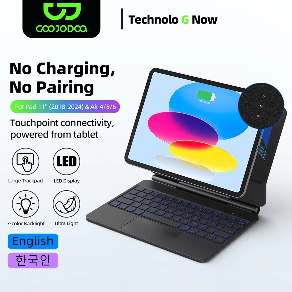 Tablet Accessories Choice Store - สมาร์ท Pogo Pin คีย์บอร์ดสําหรับ iPad Air