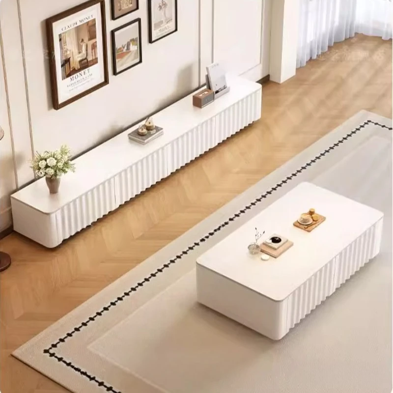 Unique Table Accessories - เฟอร์นิเจอร์ตกแต่งบ้าน ขาตั้งทีวี อุปกรณ์ตกแต่งบ้าน โต๊ะ ขาตั้งทีวีกลางแจ้งสุดหรู ขาตั้งทีวีสีขาว