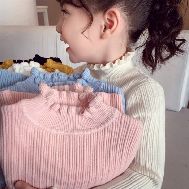 Zebra Tablet Accessories - เสื้อกันหนาวแบบถักเสื้อผ้าเด็กทารกหญิงเด็กคอเต่าแบบสวมหัวคอเต่าทำจากผ้าฝ้ายสำหรับฤดูหนาว
