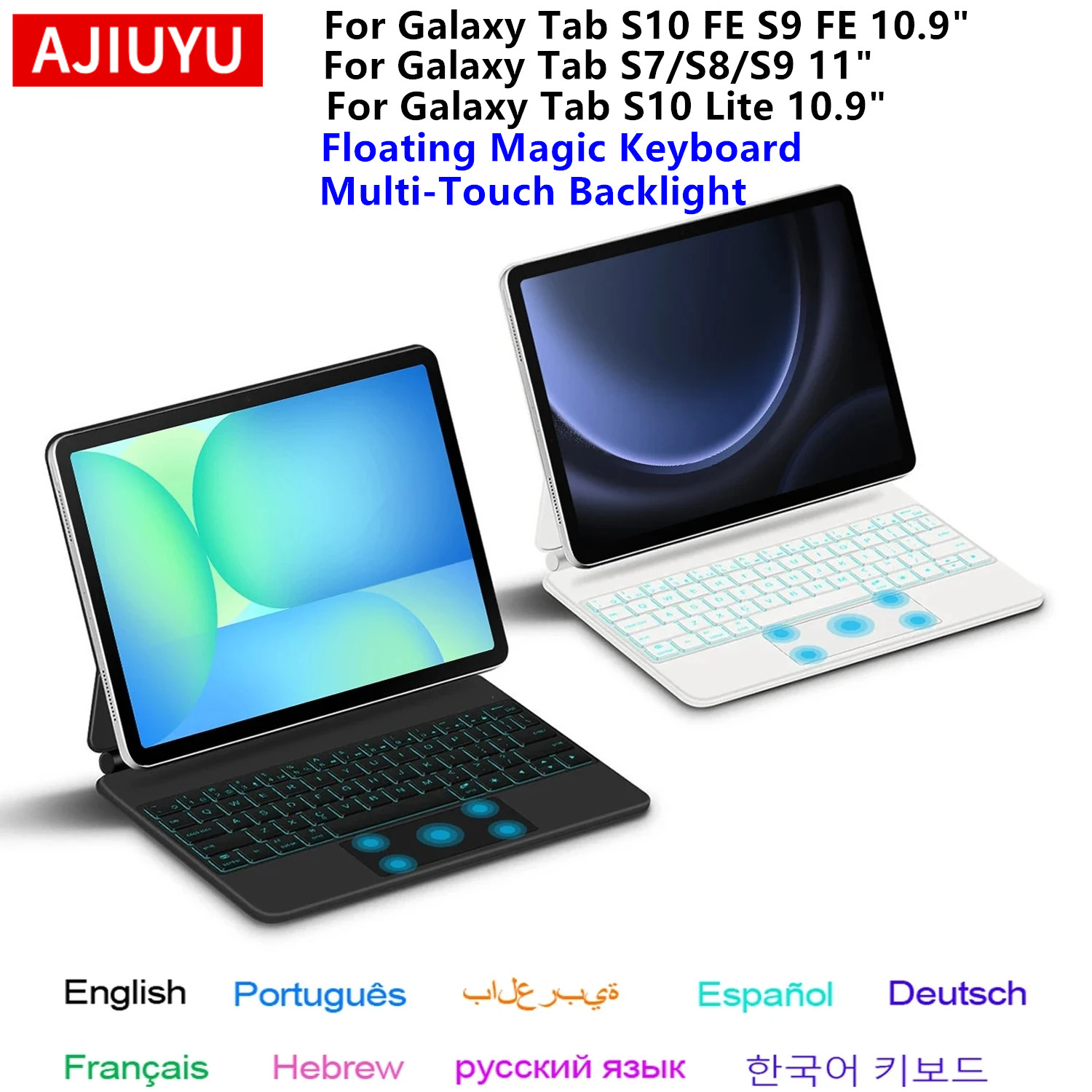 Samsung Tablet S9 Accessories - เมจิกคีย์บอร์ดสำหรับซัมซุง กาแลคซี่ แท็บ เอส 10 เอฟอี/เอส