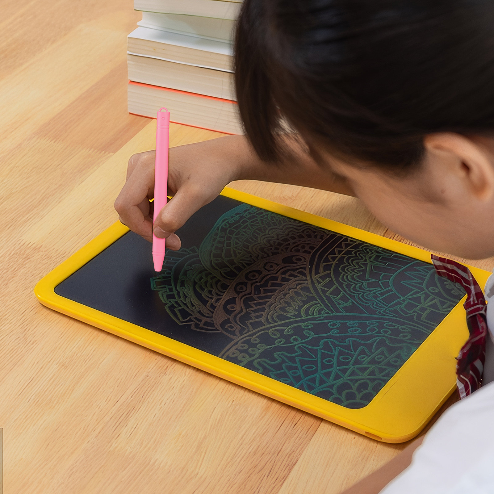 Drawing Tablet Pen Accessories - ปากกาสไตลัสสำหรับแท็บเล็ต LCD 6 ชิ้น ปากกาเขียนหนังสือความแม่นยำสูง ใช้ซ้ำได้