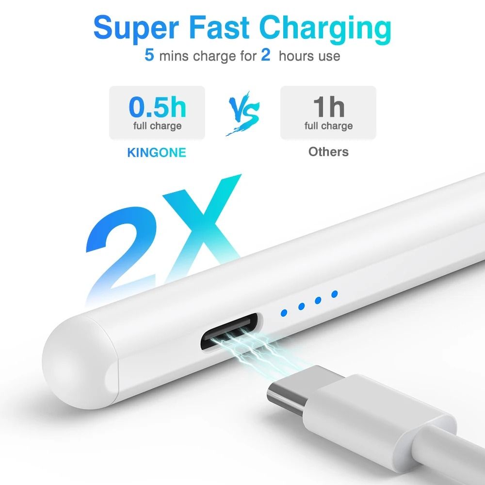 ปากกาสไตลัส 3 in 1 หัวยางคู่ ป - Drawing Tablet Pen Accessories บทวิจารณ์และราคา