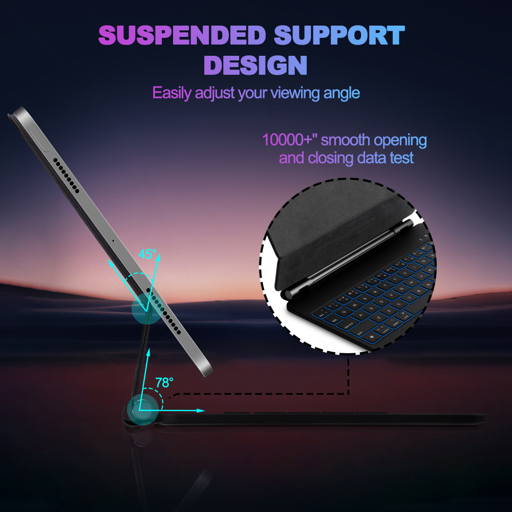 คีย์บอร์ด GOOJODOQ สำหรับ iPad - Tablet Accessories Choice Store บทวิจารณ์และราคา