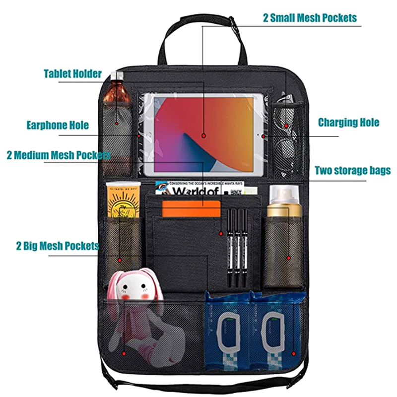 1 PC รถ Backseat Organizer พร้ - Tablet Accessories Bag บทวิจารณ์และราคา