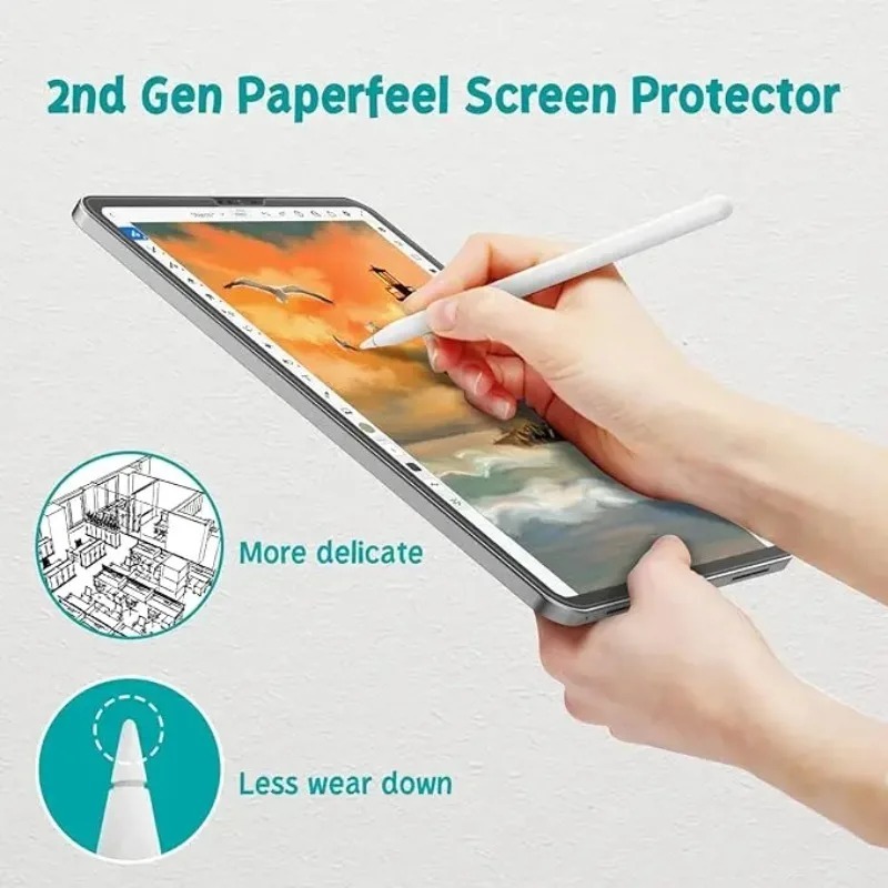ฟิล์มกันรอยหน้าจอแบบกระดาษ 2 ช - Paper Feel Screen Film บทวิจารณ์และราคา