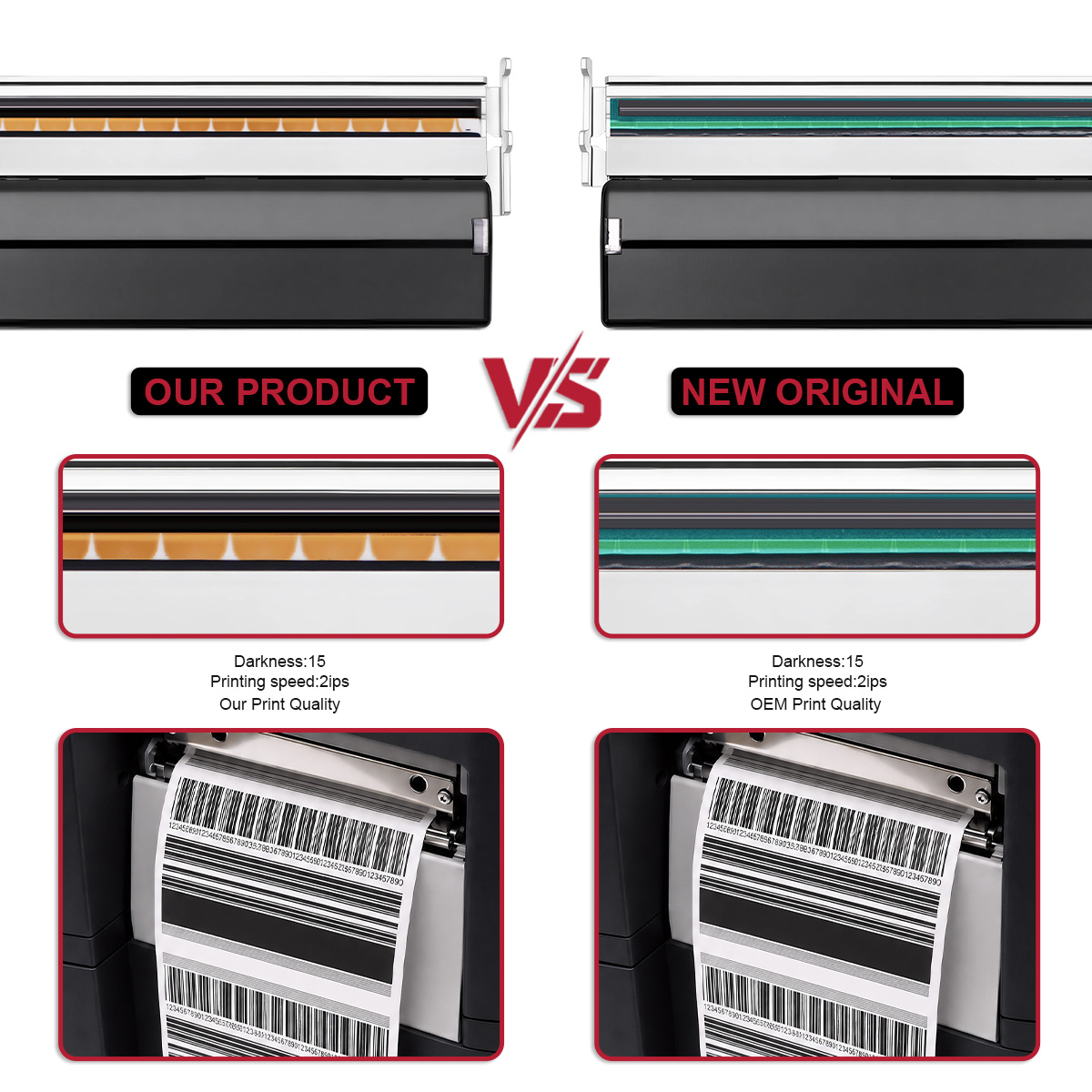 203dpi หัวพิมพ์ความร้อนหัวพิมพ - Zebra Tablet Accessories บทวิจารณ์และราคา