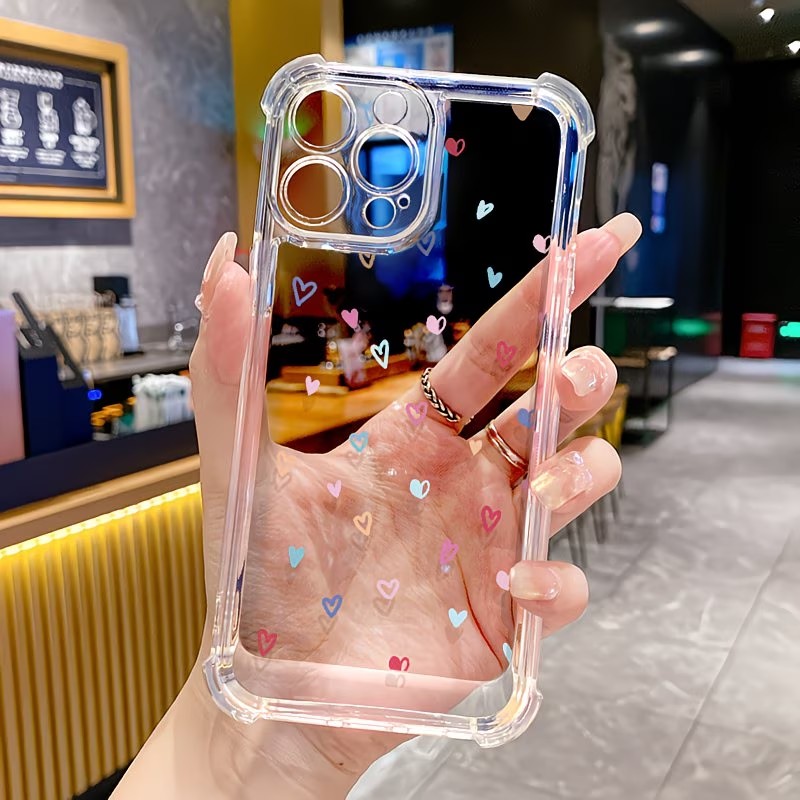 เคสโทรศัพท์ใสลายหัวใจหลากสี สำ - Apple Iphone 15 Pro Max บทวิจารณ์และราคา